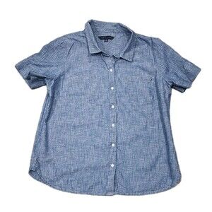 Tommy Hilfiger Men's Blue 100% Cotton Shirt Sizes XL